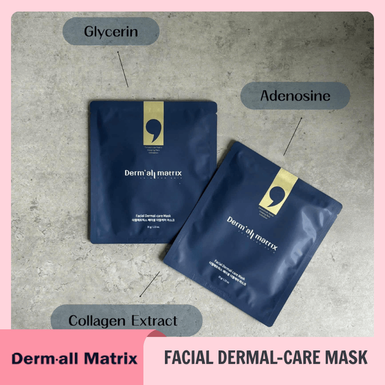 Mặt Nạ Thạch Collagen Trẻ Hóa Làn Da Derm All Matrix Facial Dermal-care Mask (35g x 4ea)