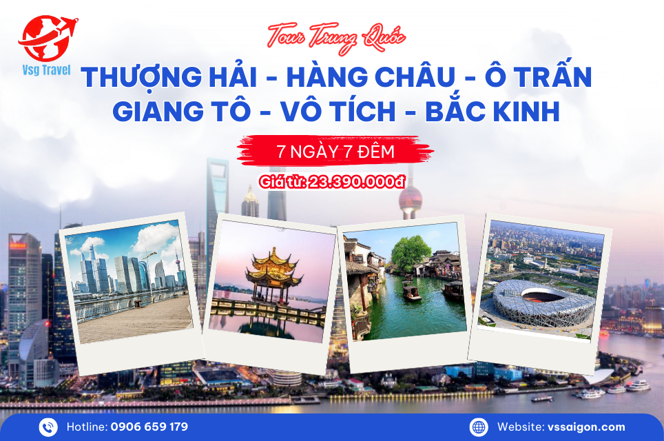 Top 5 tour du lịch Trung Quốc VSG travel