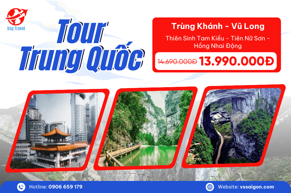 Top 5 tour du lịch Trung Quốc VSG travel