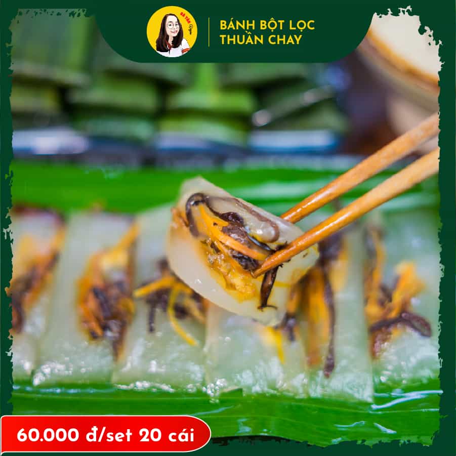 Bánh Bột Lọc Gói Lá Chuối