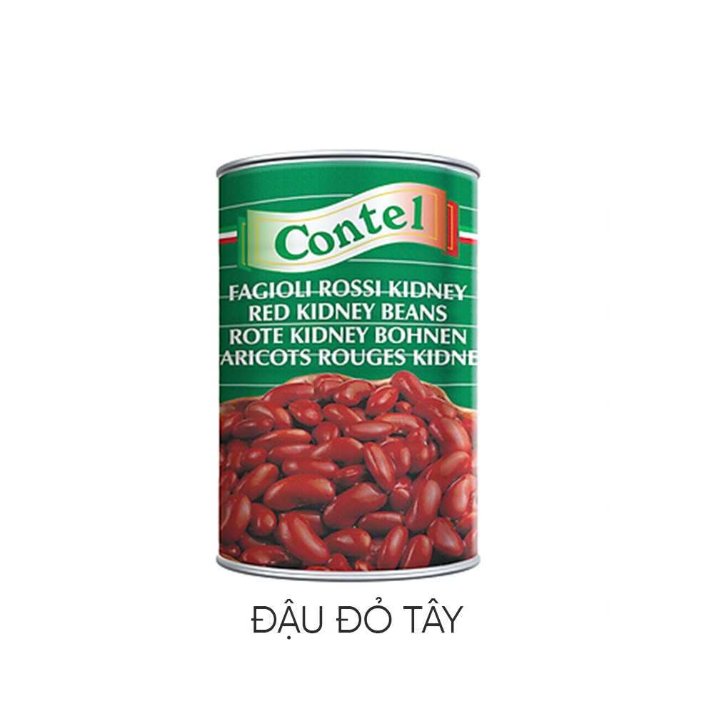 Đậu đỏ tây Contel lon 400g