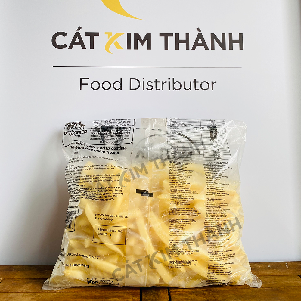 Khoai tây cọng giòn, dày 3/8, xuất xứ Mỹ
