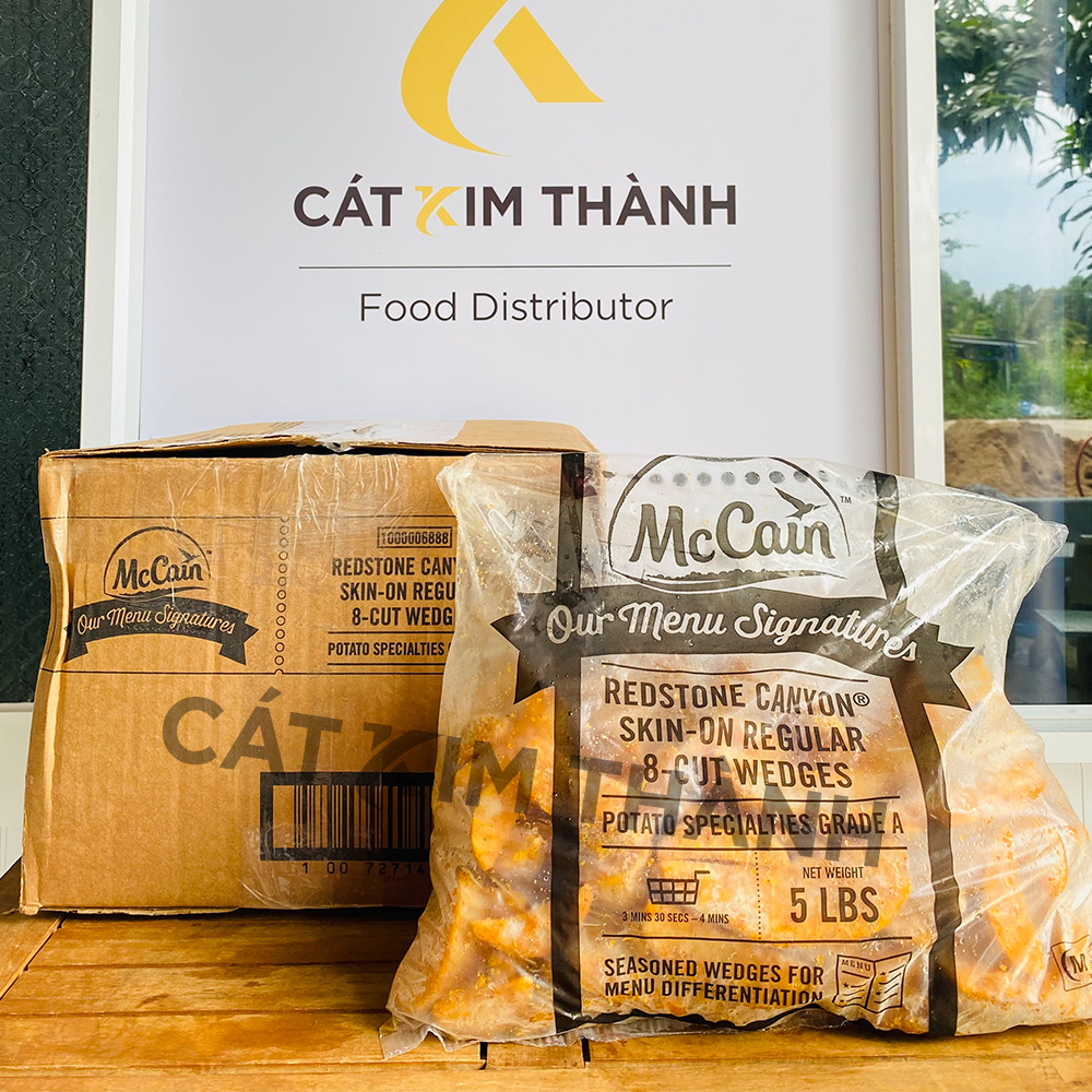 Khoai tây McCain múi cau có vỏ phủ Canyon Redstone gói 2.27kg
