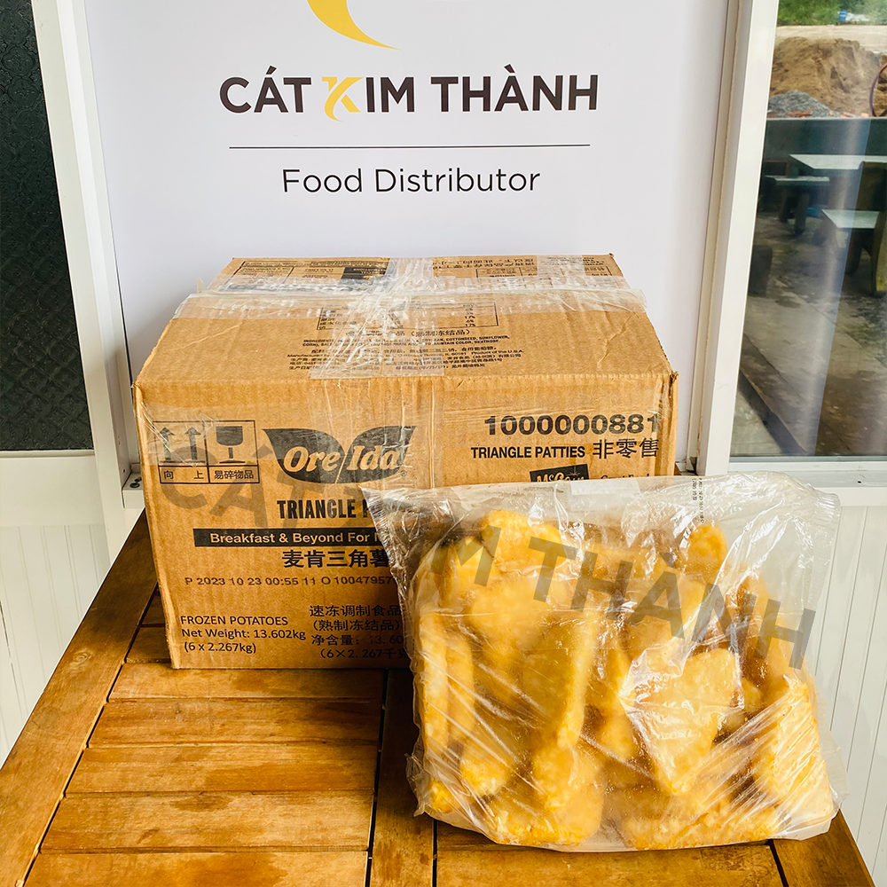 Khoai tây McCain bánh hasbrown tam giác gói 2.27kg