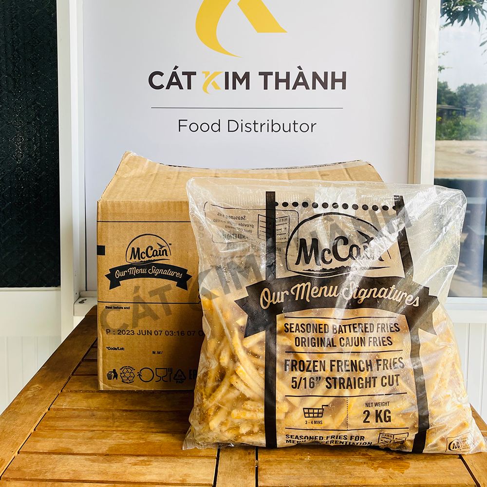 Khoai tây McCain vị Cajun cắt sợi 5/16, 2kg/gói