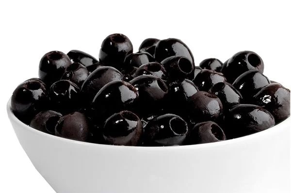 Olive Mazza đen nguyên trái tách hạt lon 400g - xuất xứ Ý