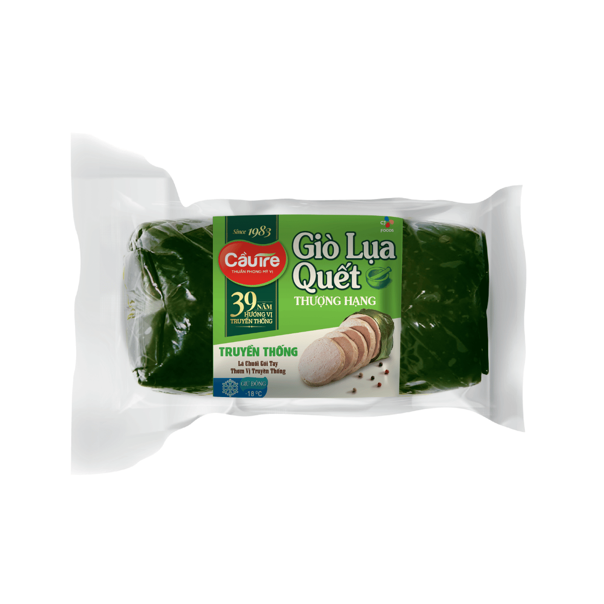 Chả lụa Quết thượng hạng Cầu Tre thanh 500g