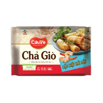 Chả Giò Đặc Biệt Hải Sản Cầu Tre Gói 500g