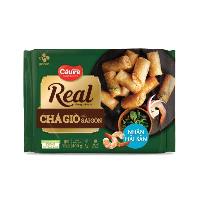Chả Giò Real Hải Sản Gói 400g