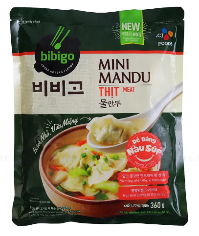 Mandu Thịt Bibigo Gói 350g
