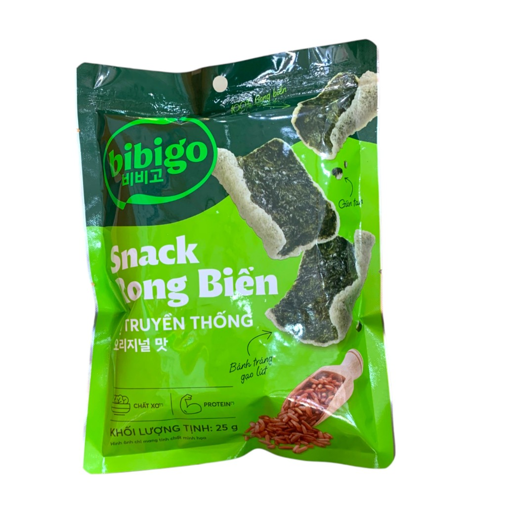 Snack Rong biển vị truyền thống Bibigo  25gr