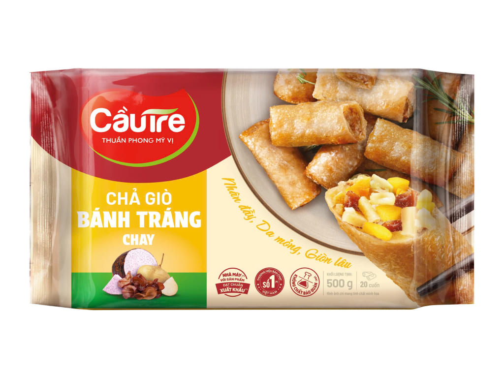 Chả giò chay Cầu Tre Gói 500g