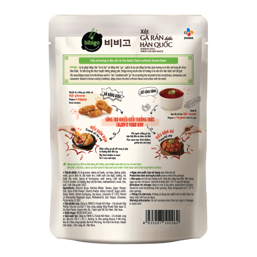 Xốt Gà Rán Bibigo Kiểu Hàn Quốc Gói 120g