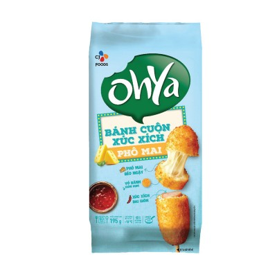 Bánh Cuộn Xúc Xích Phô Mai Ohya Gói 195g