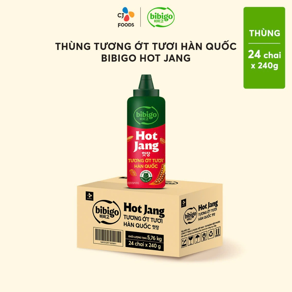 Tương Ớt Hotjang Bibigo Chai 240g