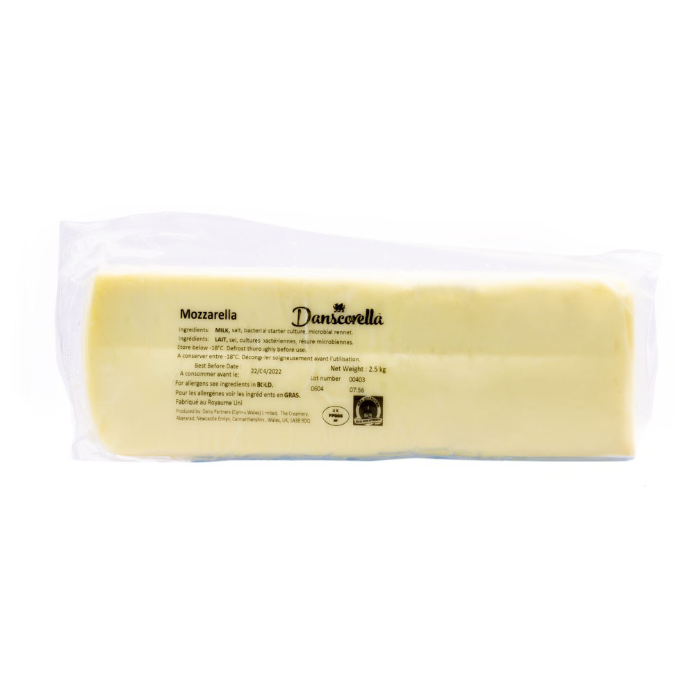Phomai Mozzarella khối 2.5kg, xuất xứ Anh