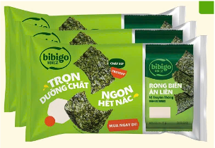 Rong Biển Ăn Liền Bibigo Vị Truyền Thống Gói 4g