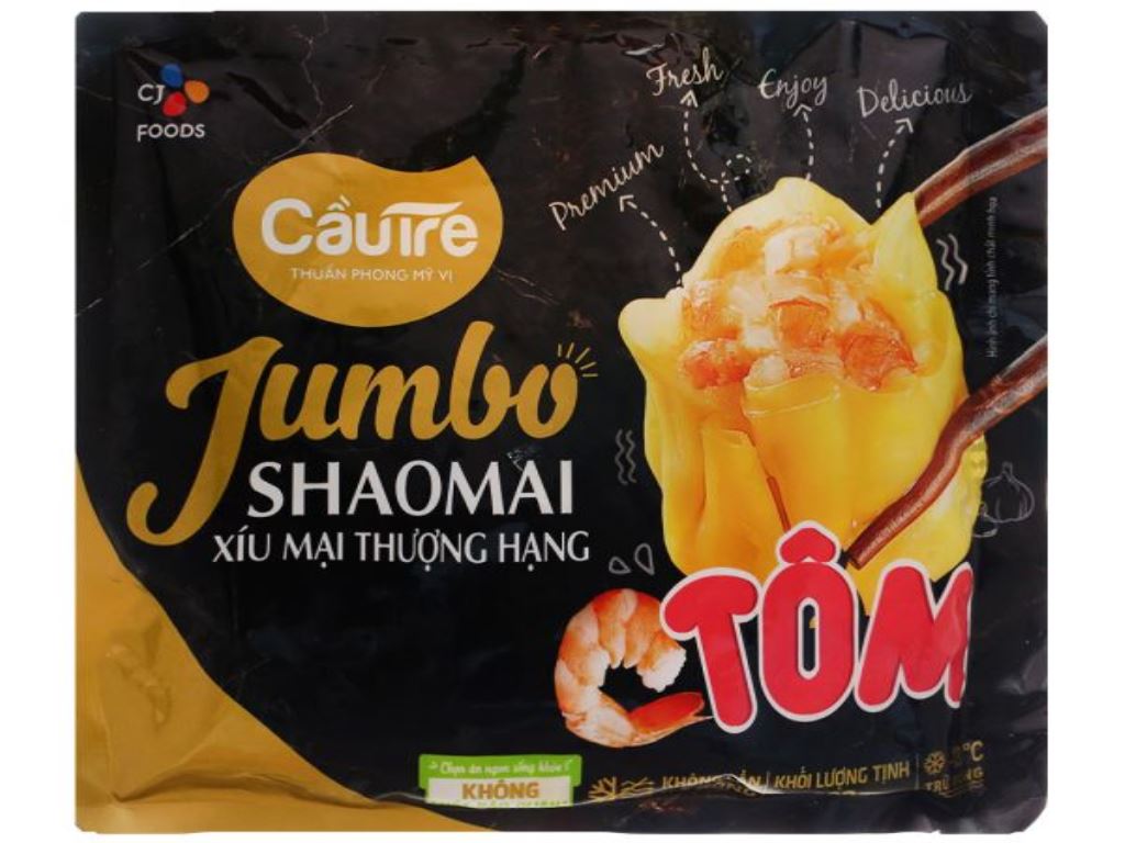 Xíu mại Jumbo thượng hạng nhân tôm Cầu Tre gói 300g