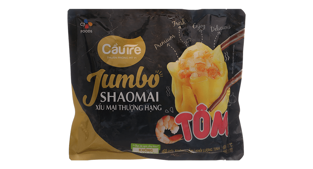 Xíu mại Jumbo thượng hạng nhân tôm Cầu Tre gói 300g