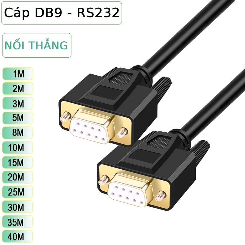 Dây cáp DB9 - RS232