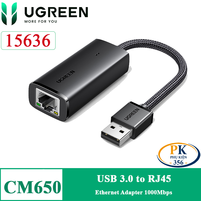 Ugreen 15636 USB to lan RJ45 1G CM650