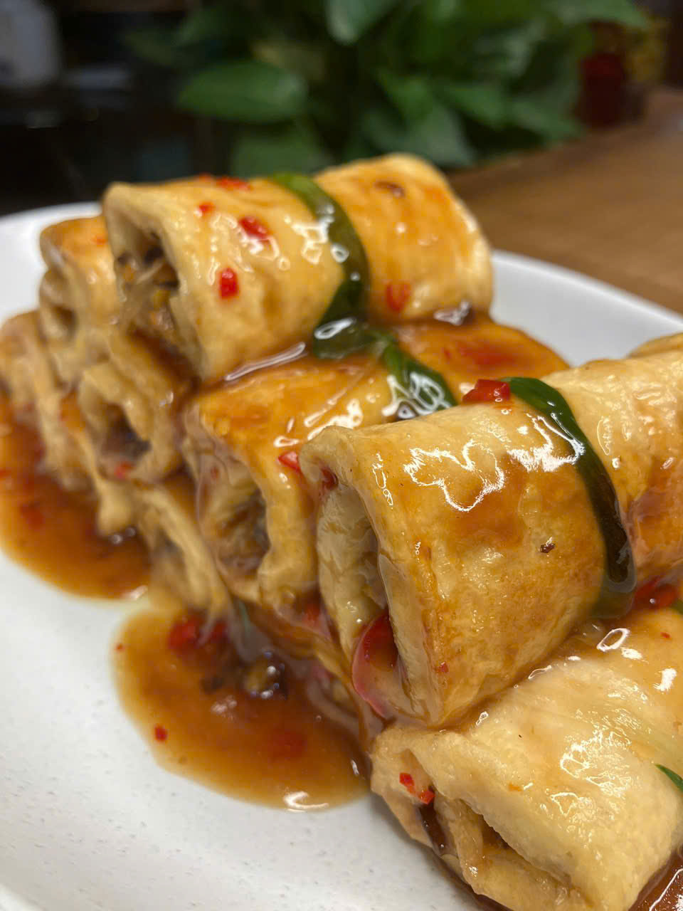 Đậu phụ lá cuộn