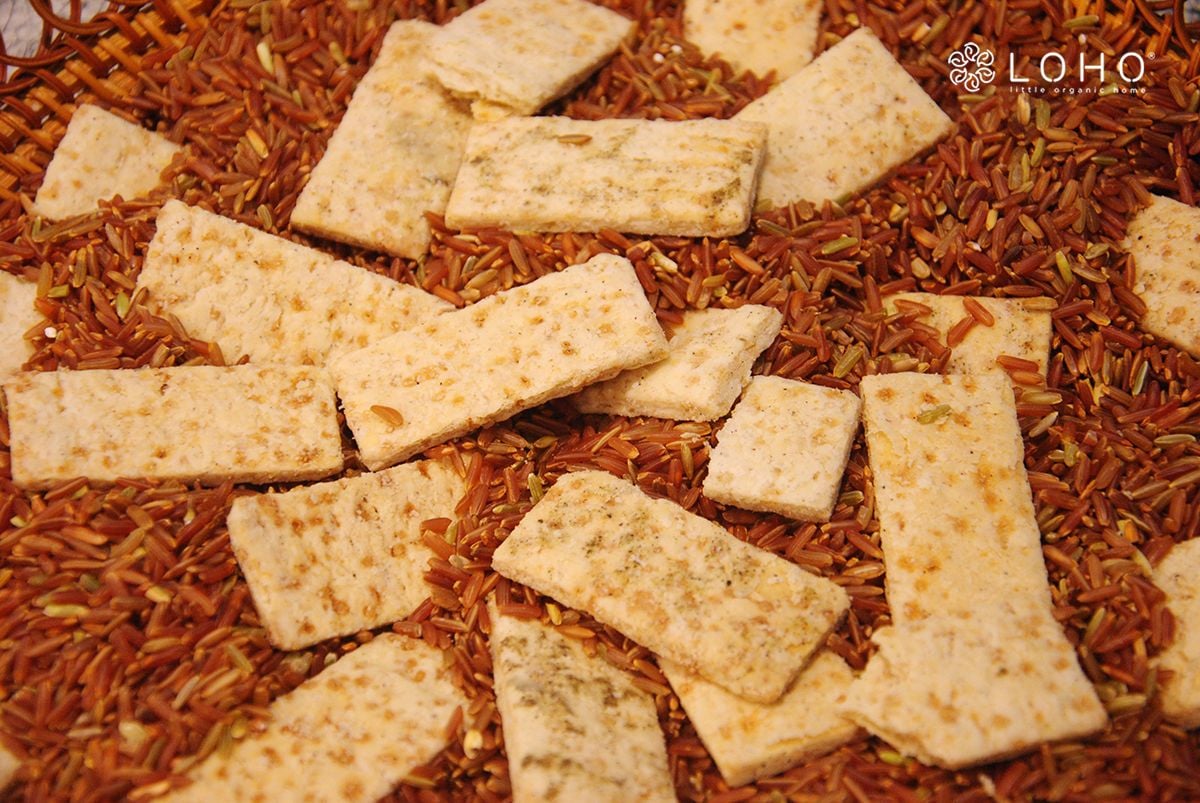 Bánh quy gạo lức Loho