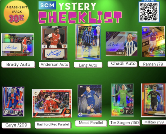 [ COMBO ] 10x Gói thẻ bóng đá SCMystery 30K