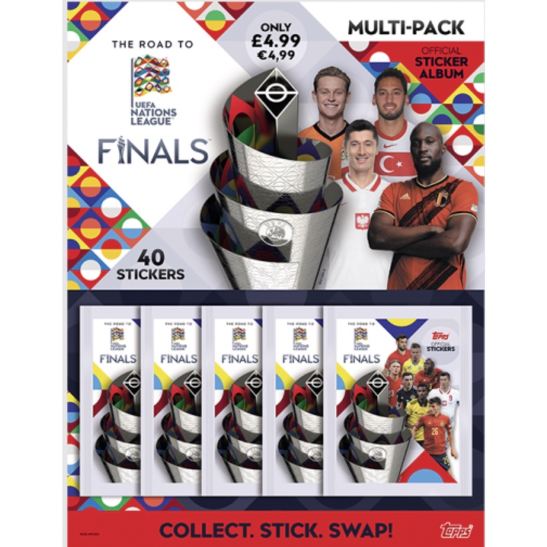Gói stickers Topps road to Nations League multipack