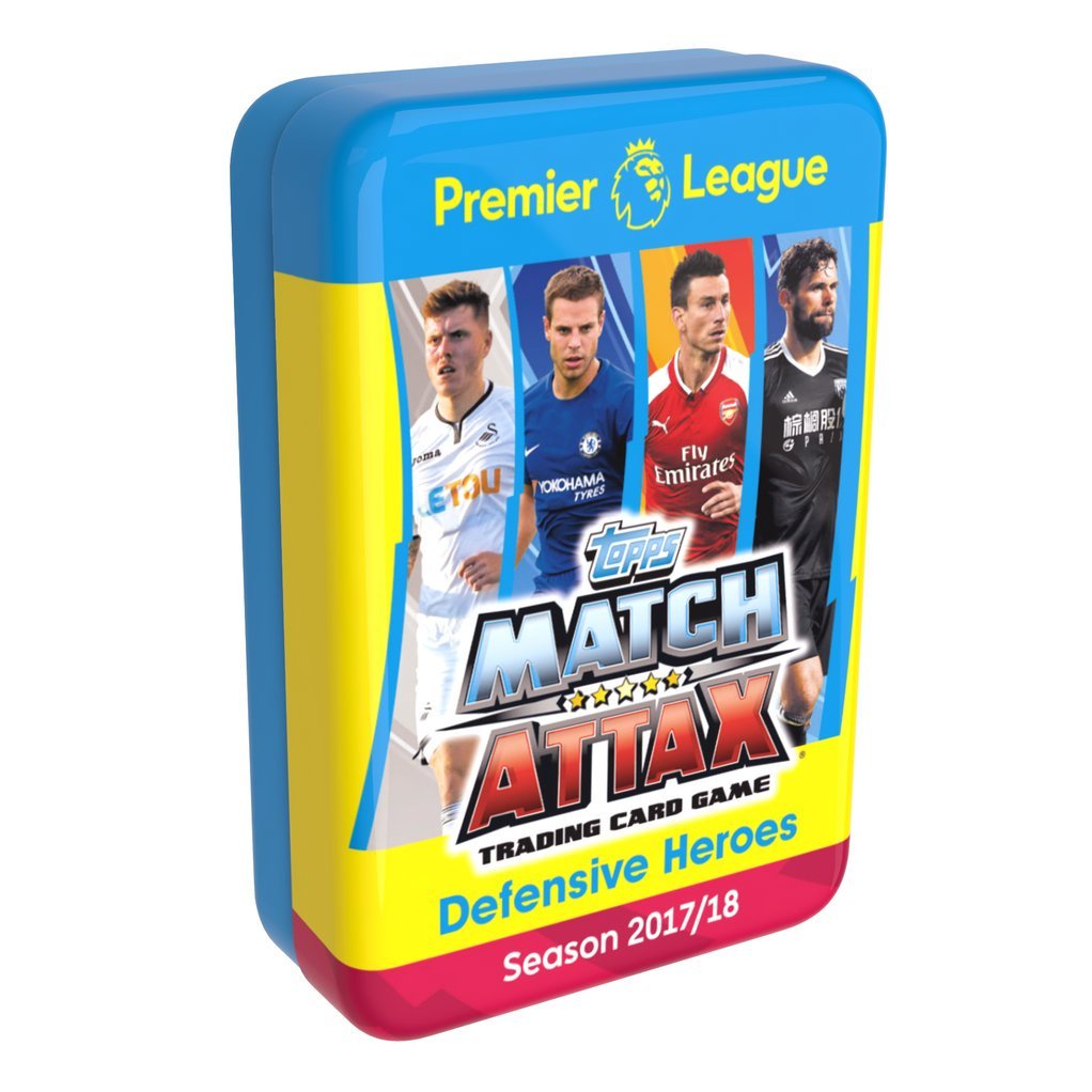 Hộp thẻ Mega Tin Match Attax 2017/18