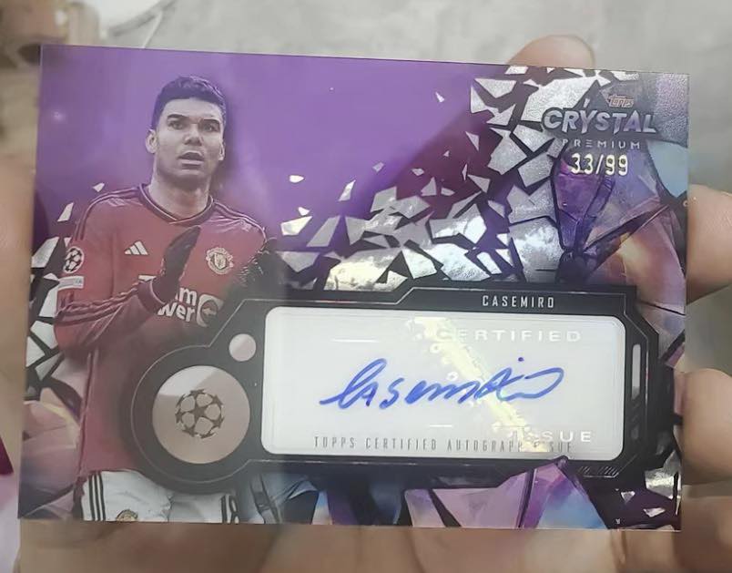 CASEMIRO AUTO TOPPS /99 MU MAN UNITED TLO