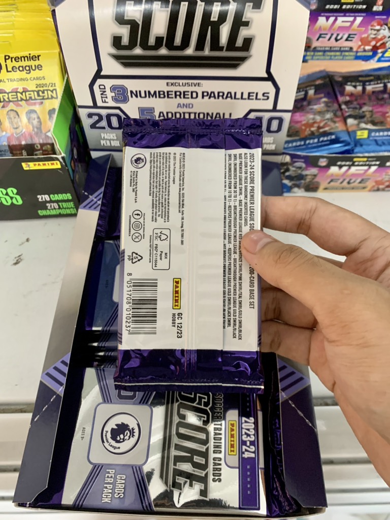 Gói thẻ bóng đá Panini Score Epl 2023/24 Pack