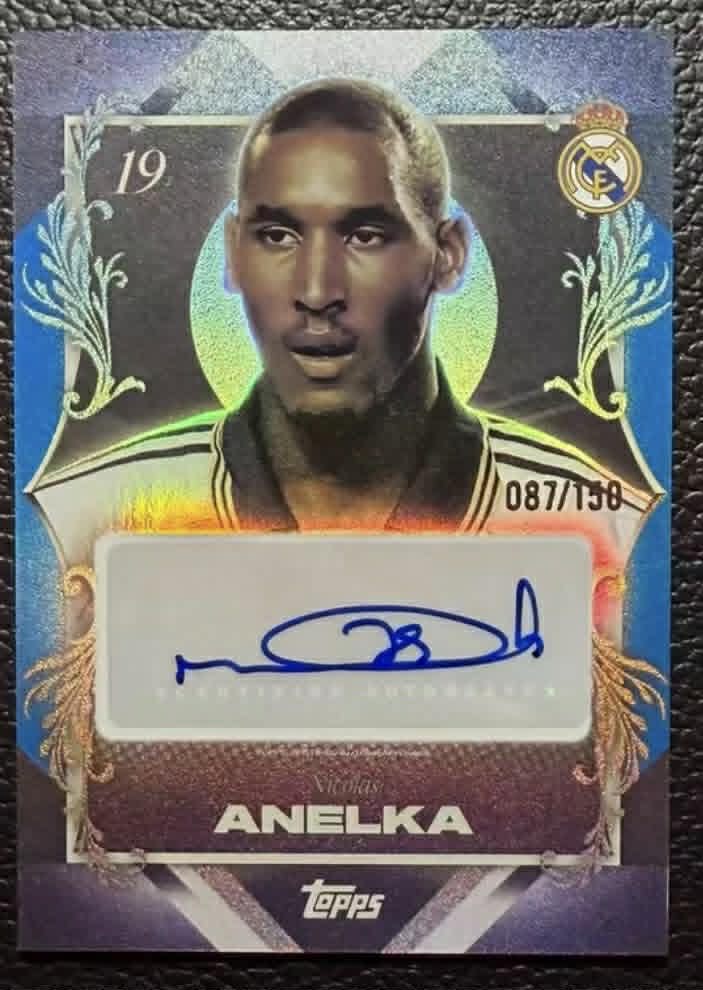 ANELKA TOPPS LOS BLANCOS AUTO REAL MADRID TLO /150