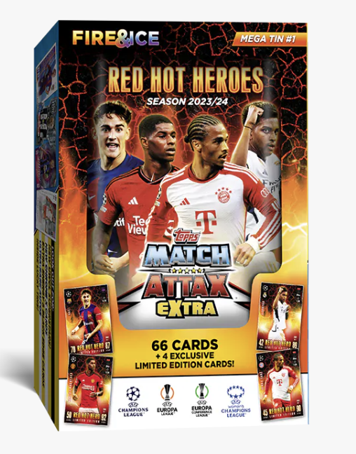 Hộp thẻ Topps Match Attax Extra Mega Tin 2023/24