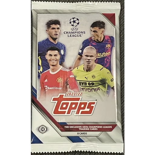 Gói thẻ Topps UEFA Collection pack 2021/22