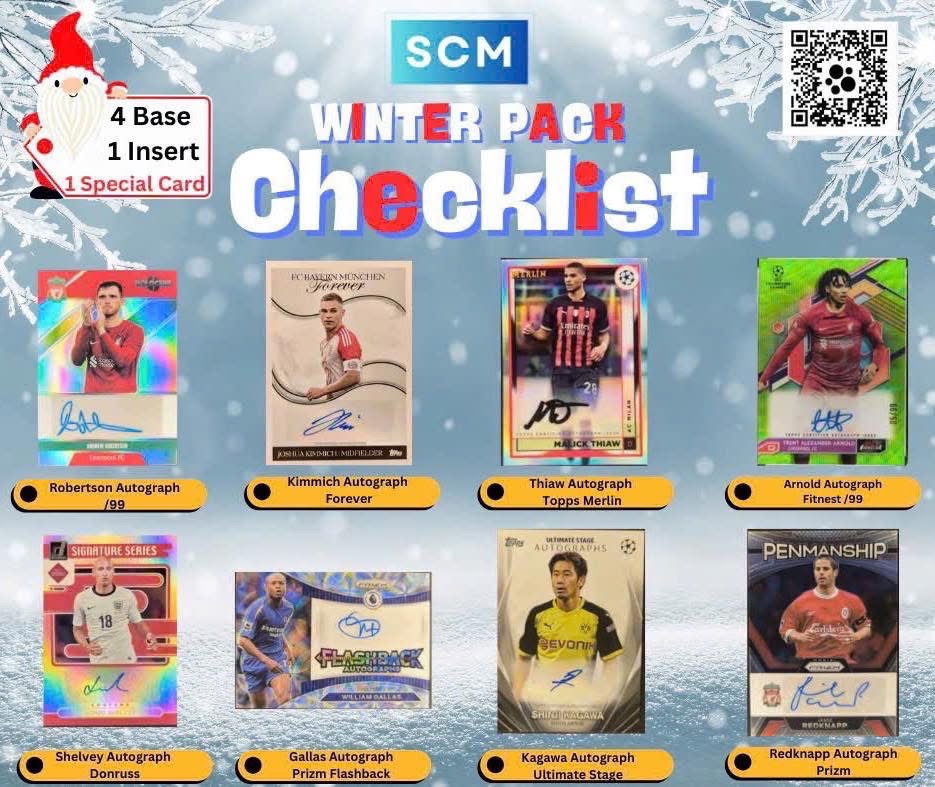 Gói thẻ bóng đá SCM WINTER PACK