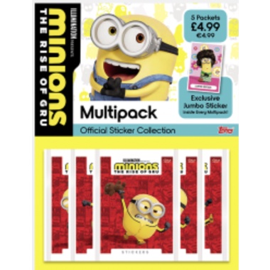 Gói thẻ Topps Minions The Rise of Gru Sticker MULTIPACK