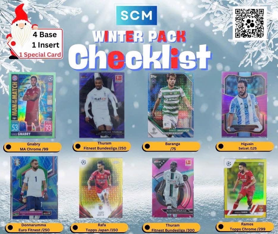 Gói thẻ bóng đá SCM WINTER PACK