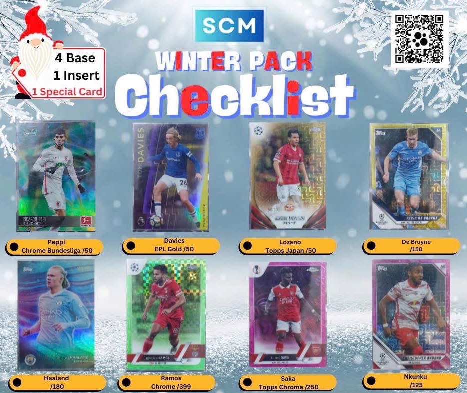 Gói thẻ bóng đá SCM WINTER PACK