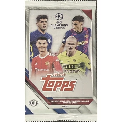 Gói thẻ Topps UEFA Collection pack 2021/22