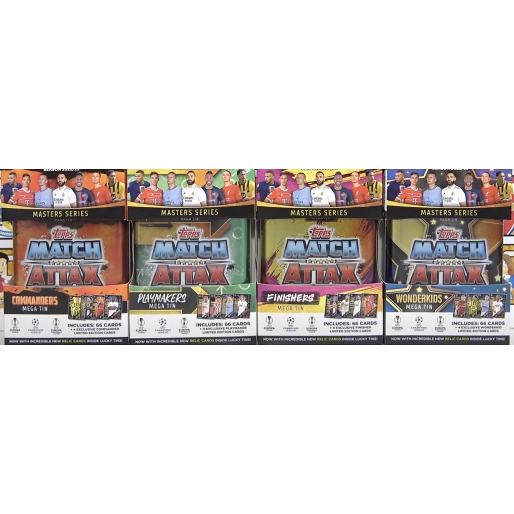 Hộp thẻ Topps Match Attax Mega Tin 2022/23