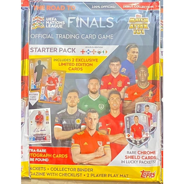 Gói Topps Match Attax 101 road to Nations League Starter Pack