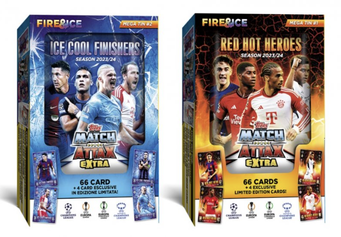 Hộp thẻ Topps Match Attax Extra Mega Tin 2023/24