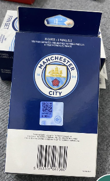 Hộp thẻ bóng đá Topps Manchester City Fan Set 2023/24