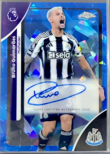 Topps Chrome Sapphire Edition 2026 Bruno Guimaraes Auto Blue Sapphire Refractor TLO