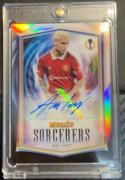 2022-23 Topps Merlin UEFA Club Competitions - Sorcerers Autographs Antony MU TLO