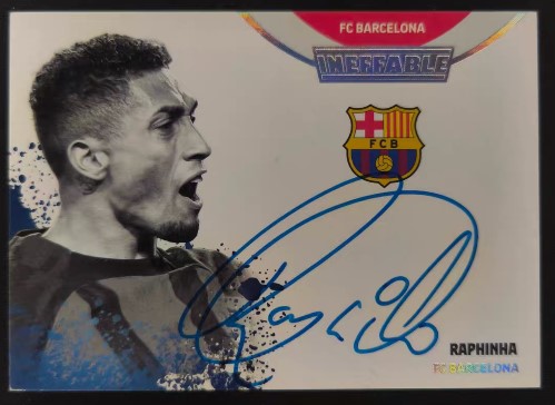 RAPHINHA AUTO ON CARD DAKA INEFFABLE /40 BARCELONA BARCA TLO