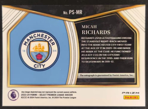 MICAH RICHARDS AUTO MC MAN CITY AUTO SELECT TLO