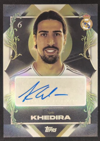 TOPPS KHEDIRA AUTO REAL MADRID TLO