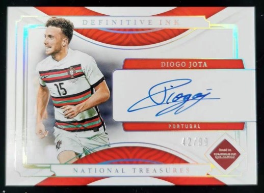 JOTA NATIONAL TREASURES DEFINITIVE INK AUTO /99 PORTUGAL BỒ ĐÀO NHA TLO